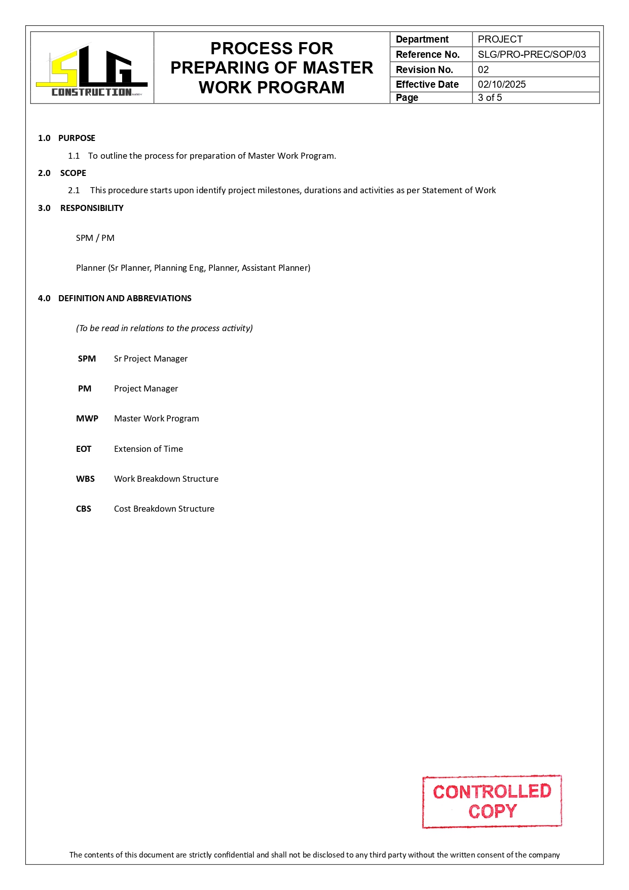SLG-PRO-SOP Page 3